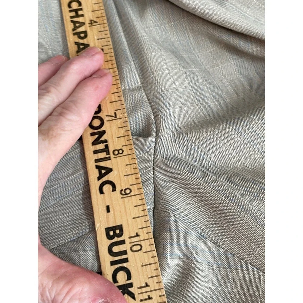 Rafaella Women Pants Lot of 2 Size 10P Dress Tapered Navy Blue Tan Plaid Bundle‎